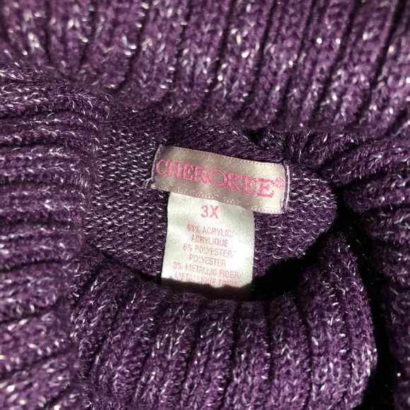 Cherokee, purple,girls sz 3T woven tunic style top - Picture 3 of 4